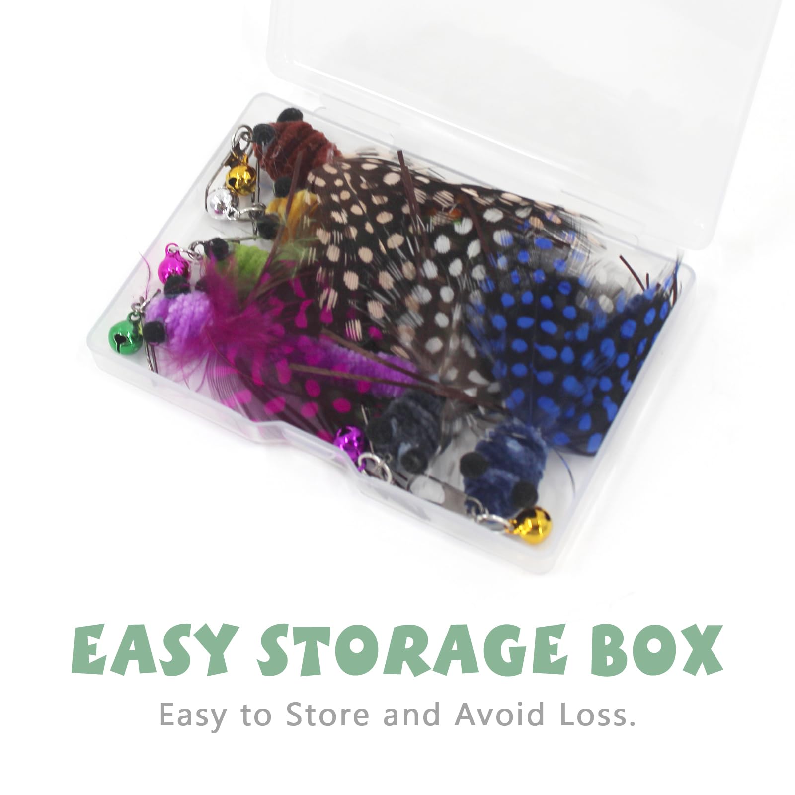 SONGWAY juguete insecto con plumas moradas, ideal para interacción entre tú y tu gato.