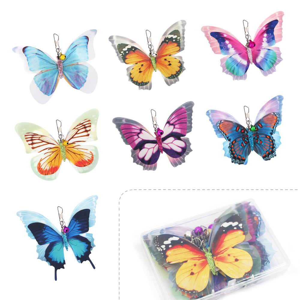 SONGWAY mariposa para gato en acción, accesorio de varita que estimula la caza