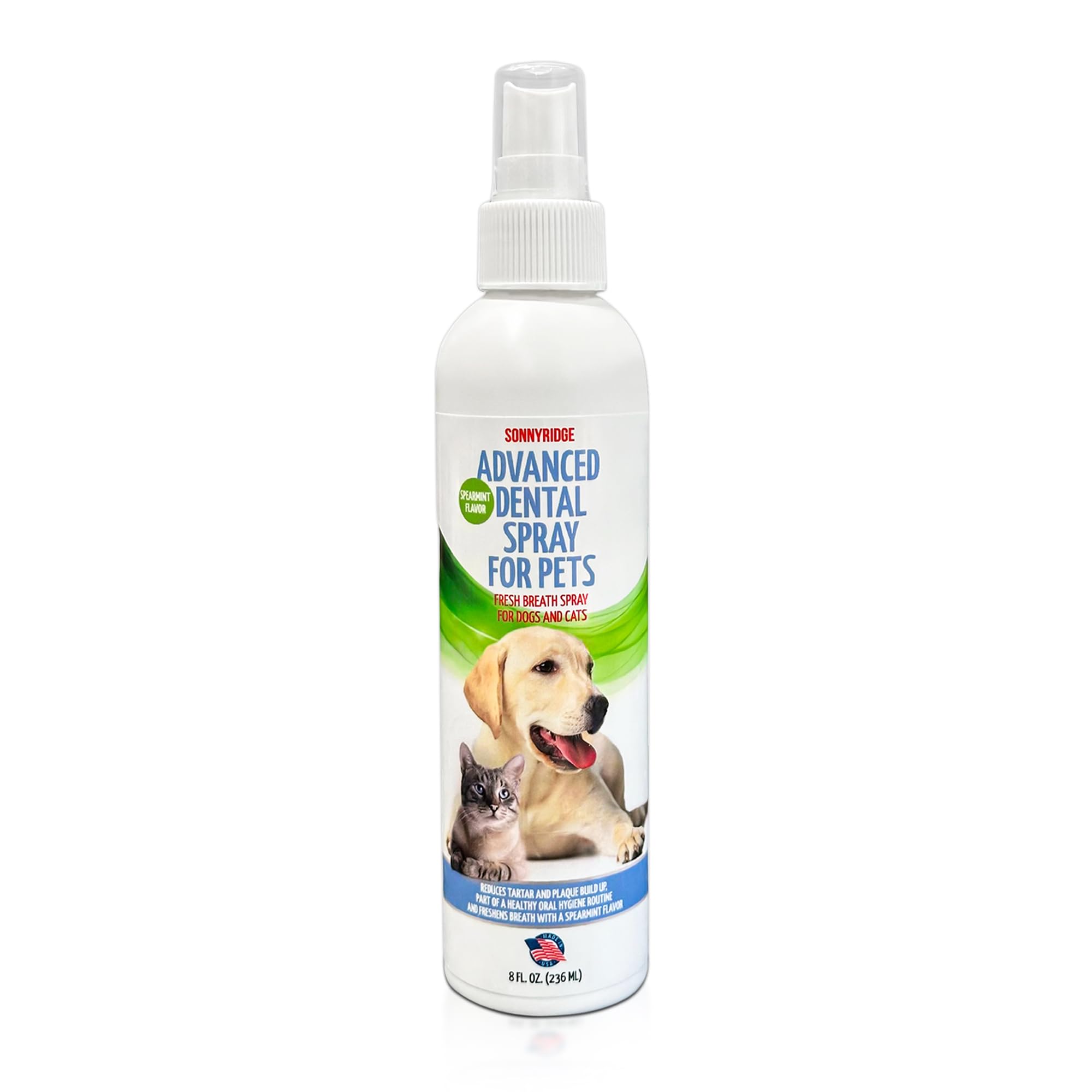 Sonnyridge spray dental para perros, aliento fresco inmediato.