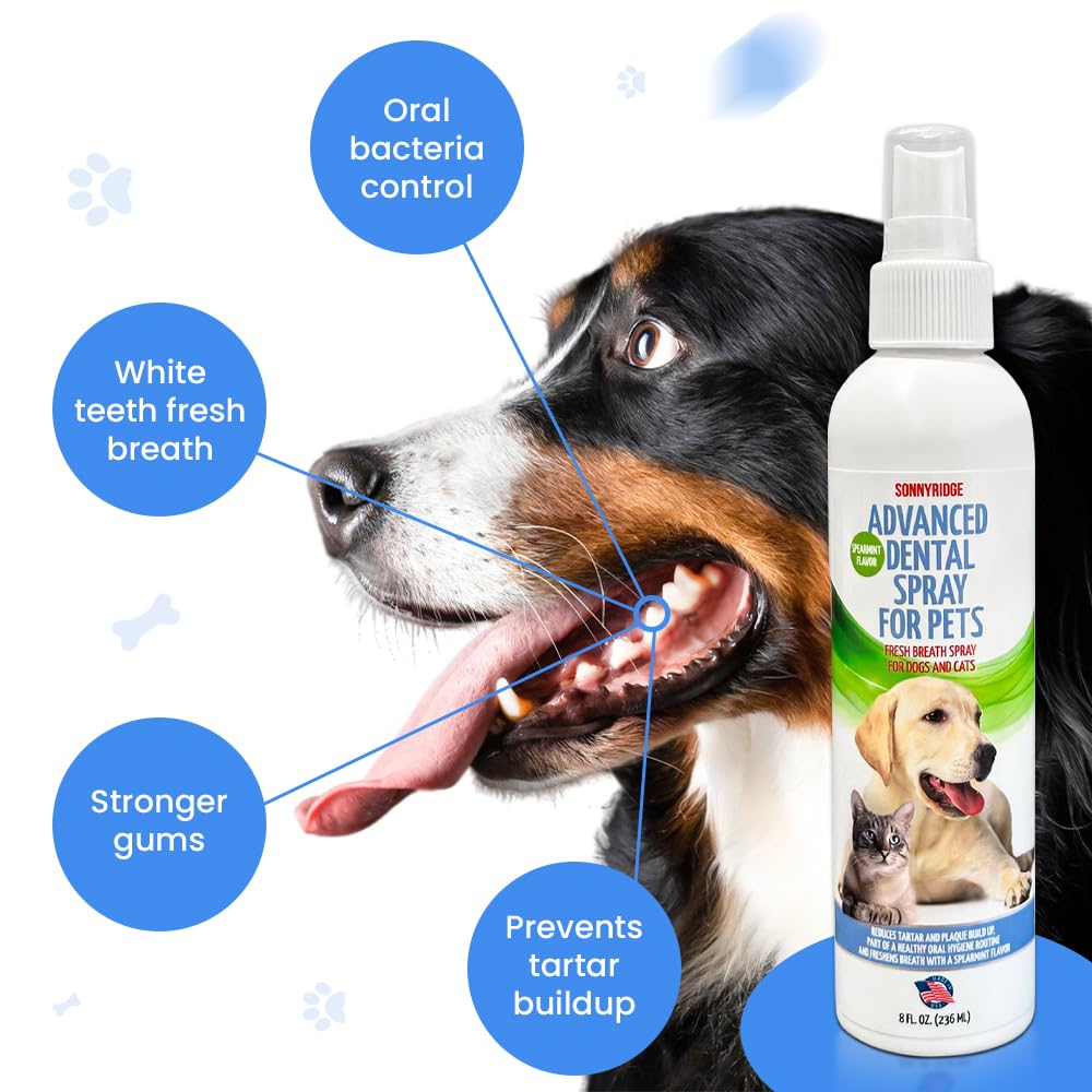 Sonnyridge spray dental, usado de forma segura en mascotas.