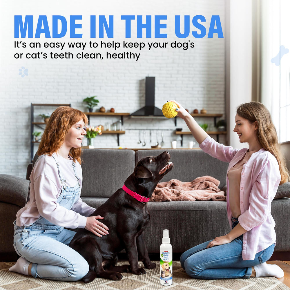 Sonnyridge spray dental para uso diario en perros y gatos.