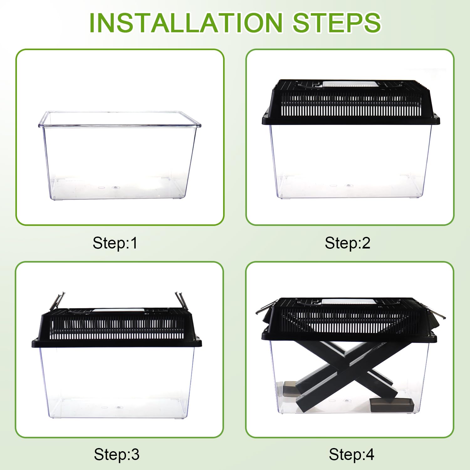 SORWATEE Cuenco de alimento para grillos, distribución uniforme de nutrientes.