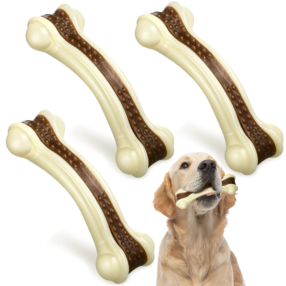 Sosation mordedor nylon hueso ternera grande para perros poderosos.