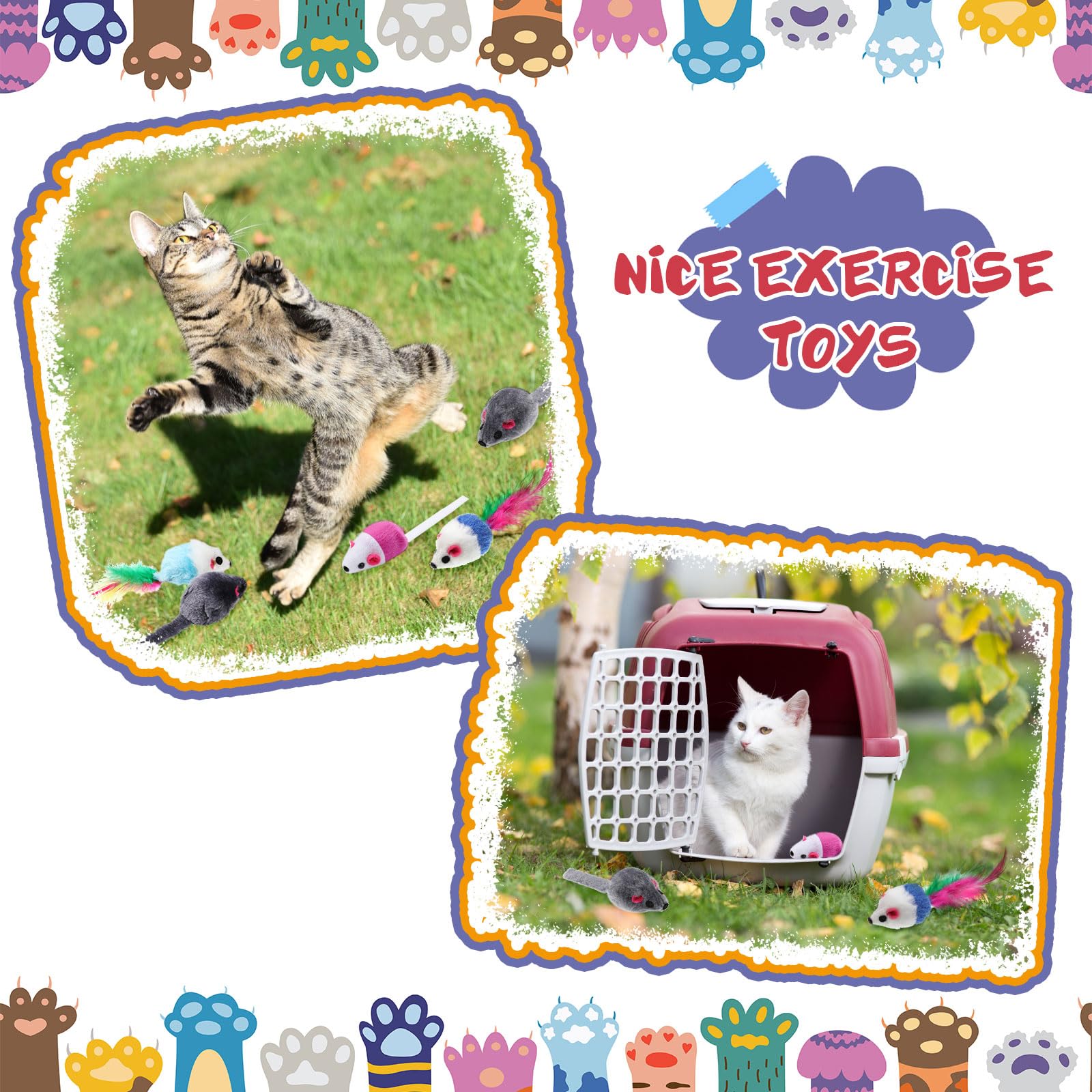 Sosation ratón de peluche, variedad de estilos para juego independiente