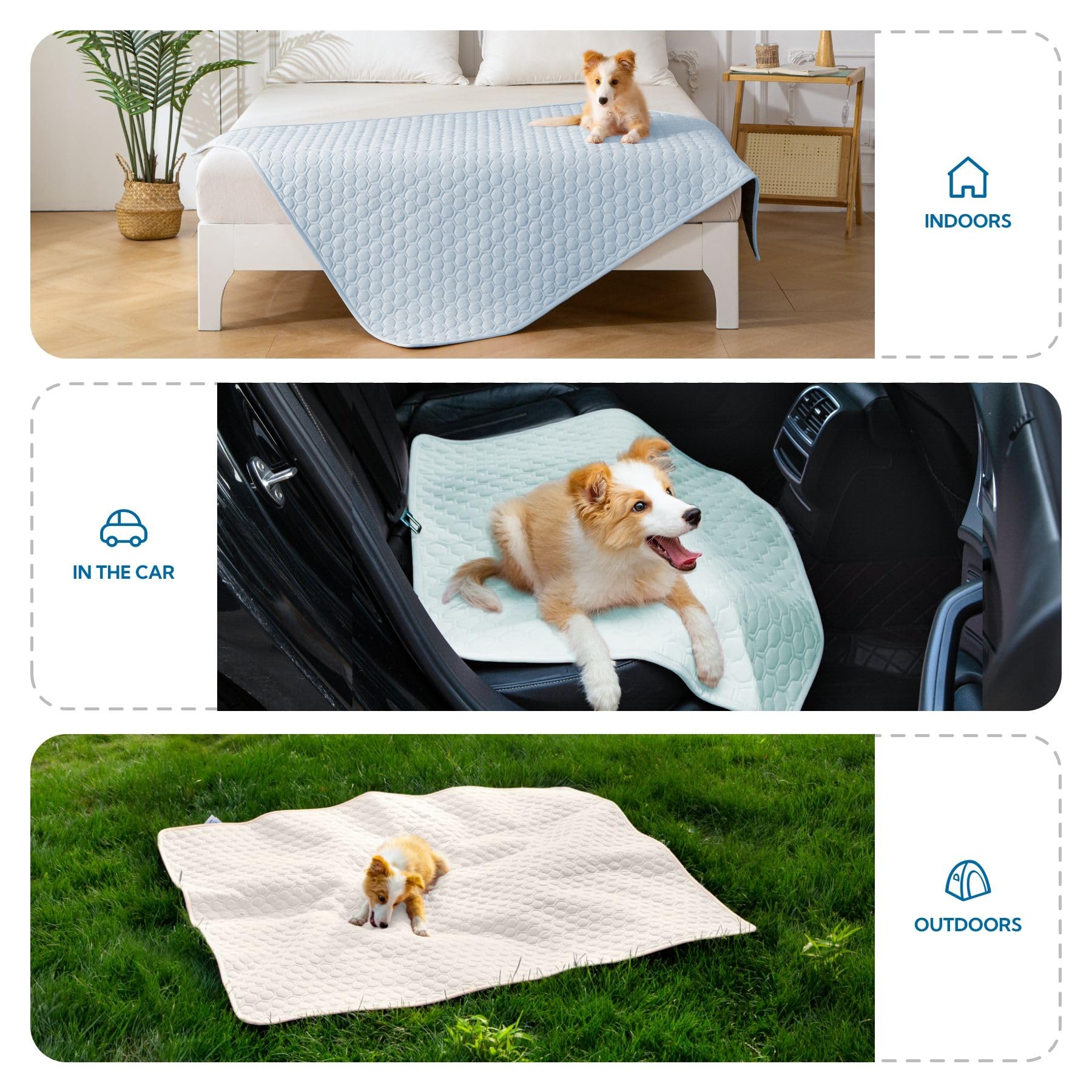 Soulbond tapete lavable a máquina para mascotas.