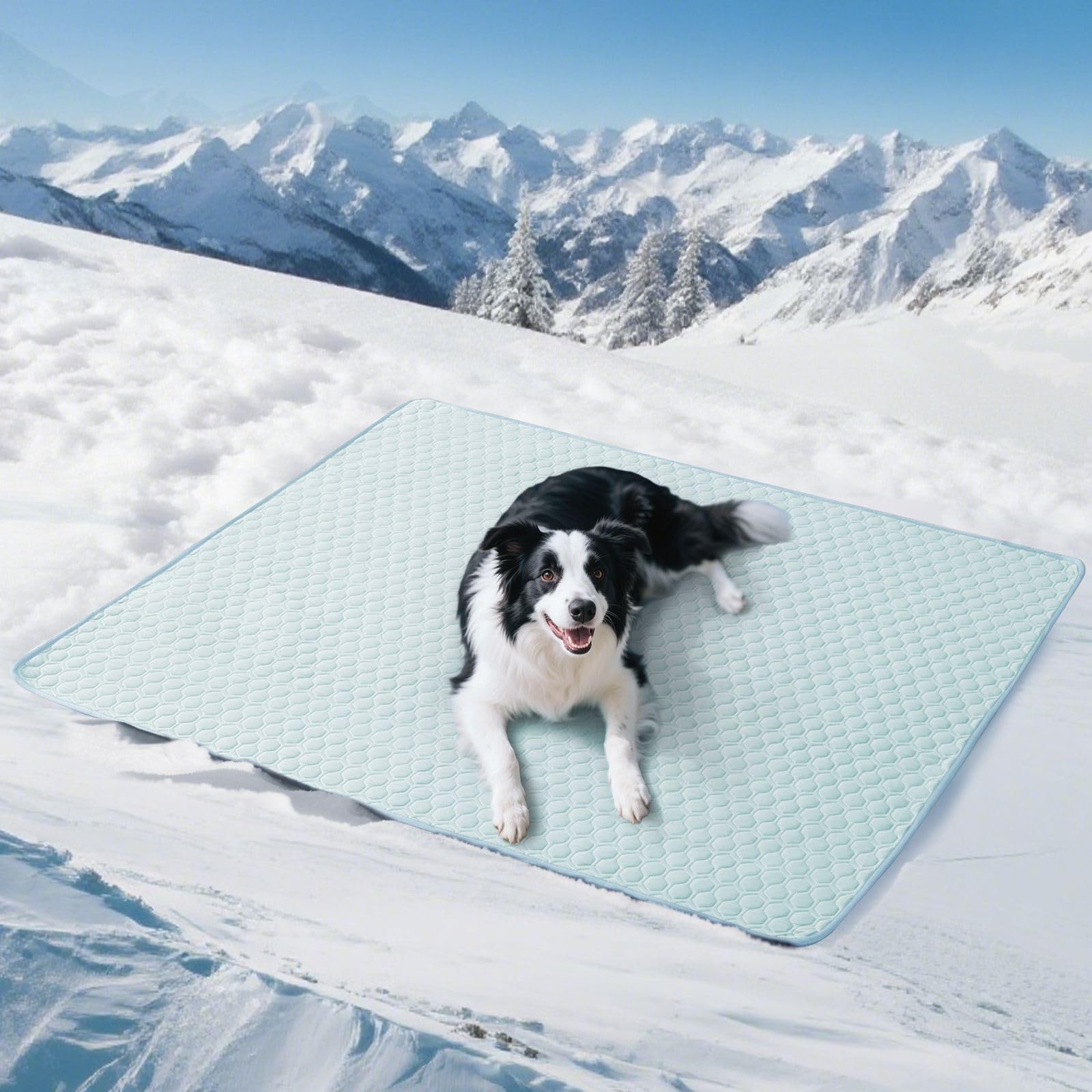 Soulbond tapete enfriador extralargo 60x80 para perros, enfriamiento instantáneo y cómodo.