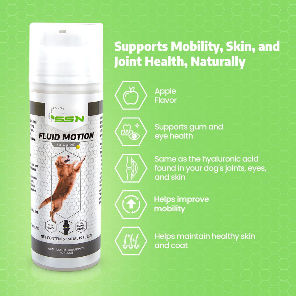 Sound Science Nutrition Fluid Motion sabor manzana: ingesta agradable para perros.