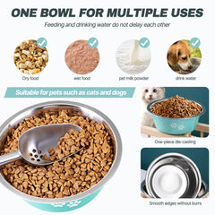 SO UXU chasis de silicona para tazón verde, reduce ruido durante la comida.