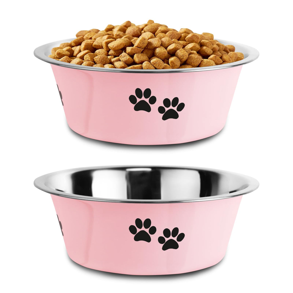 SOXu plato para perros rosa con base antideslizante evita derrames