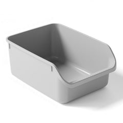 SpaceTime caja de arena con entrada baja para fácil acceso del gato.