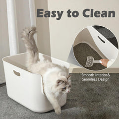 SpaceTime caja XL para gatos grandes ofrece espacio cómodo y higiene en casa