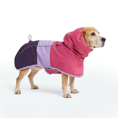 Spark Paws capa de lluvia para perros con cobertura total, ideal para días lluviosos.