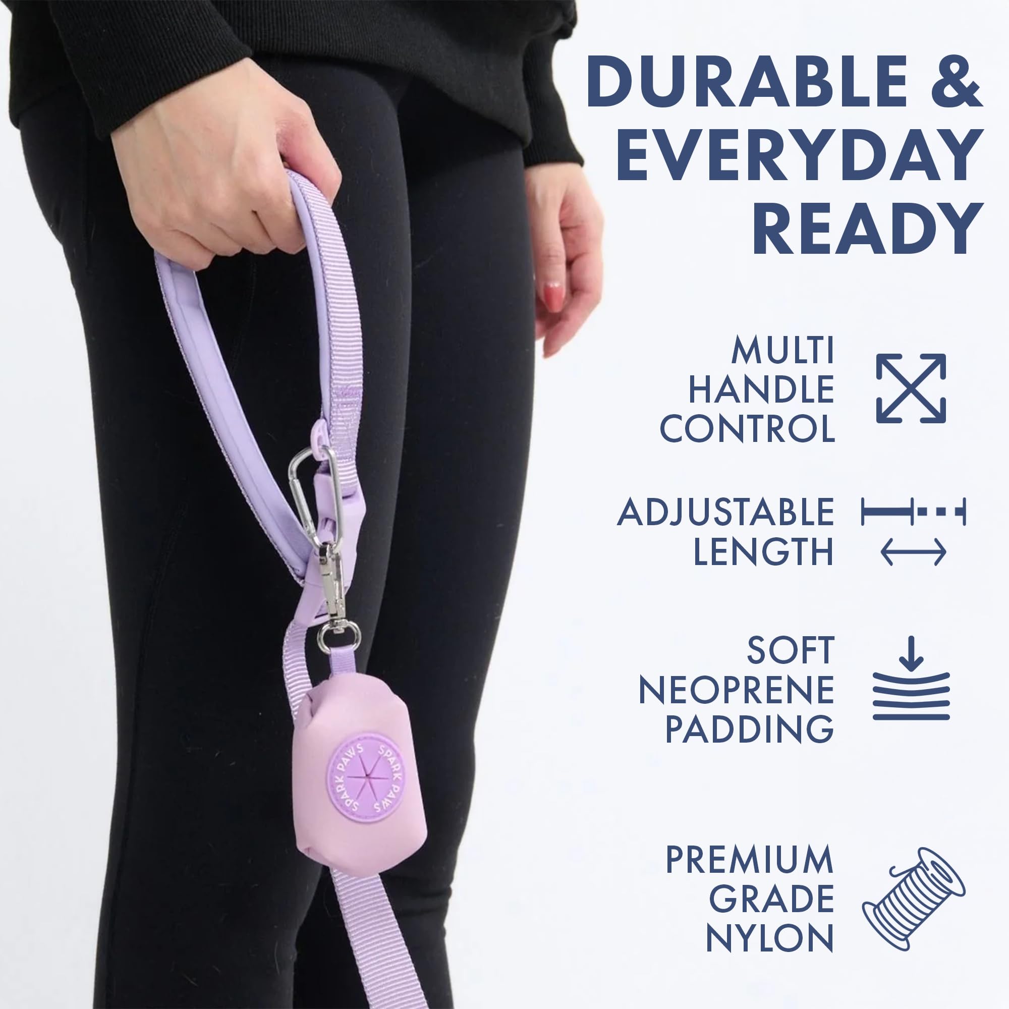Spark Paws: asas acolchadas para mayor control durante paseos.