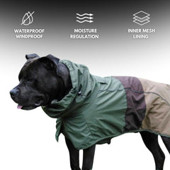 Spark Paws impermeable con cierre lateral facilita ponérselo y quitarlo