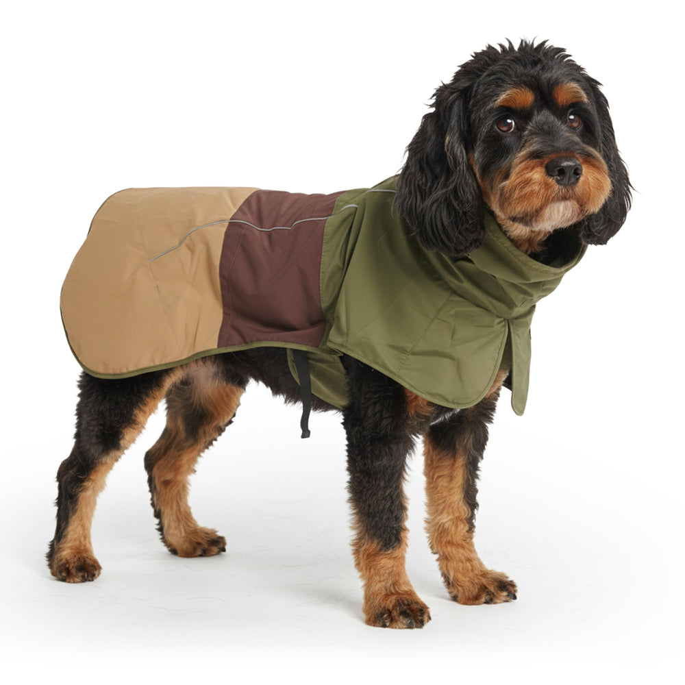 Spark Paws impermeable para perro con cobertura total mantiene al perro seco bajo la lluvia