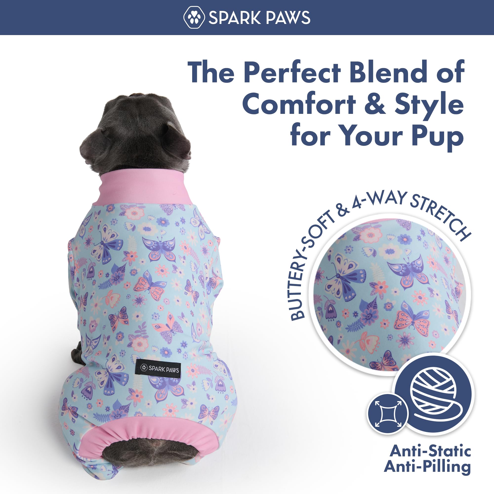 Spark Paws interior felpa abrazante para mayor seguridad durante el descanso.