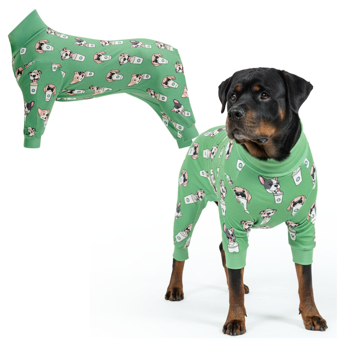 Pijama para perro Spark Paws con ajuste preciso para varias razas.