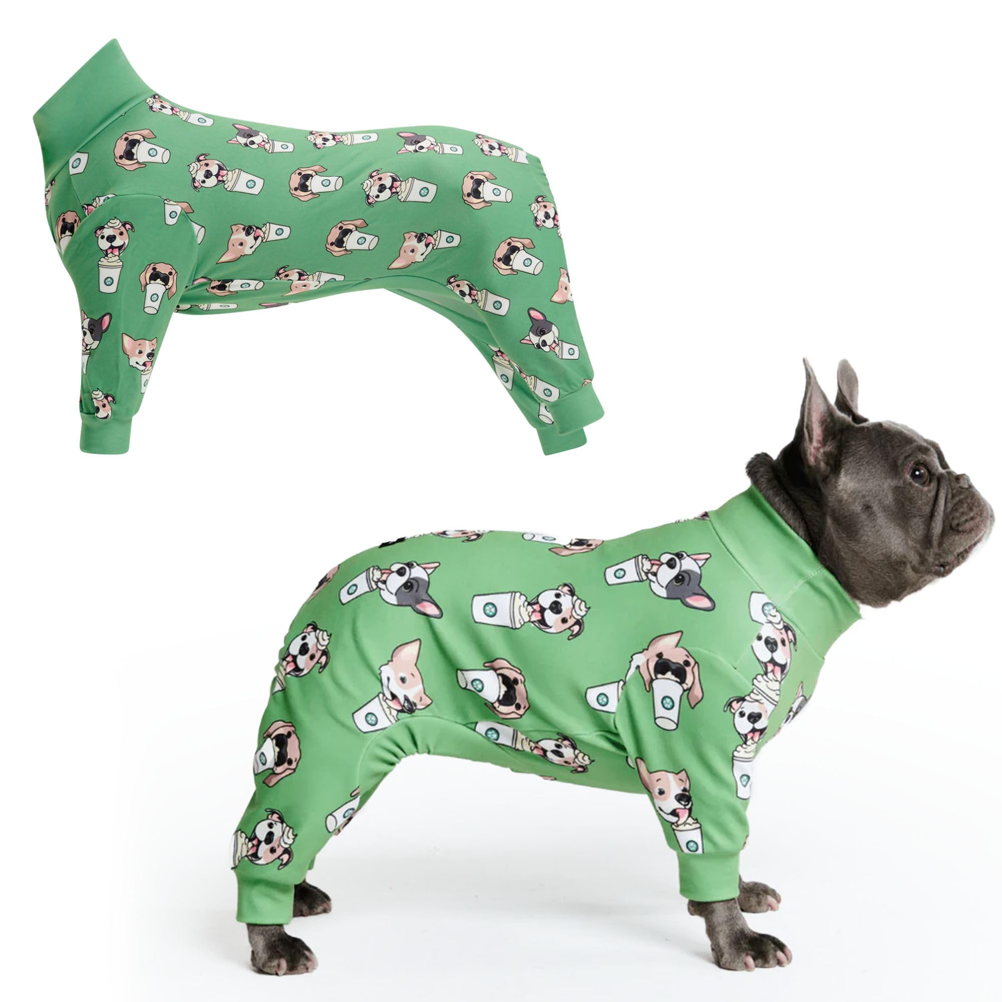 Spark Paws Pijama para perro con estiramiento 4 vías para libertad de movimiento