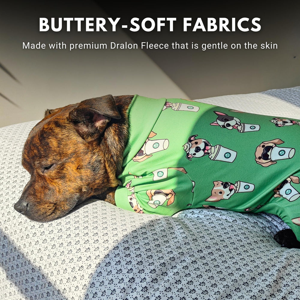 Spark Paws Pijama para perro tejido duradero para uso nocturno