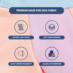 Abertura discreta para correa en la sudadera Spark Paws.