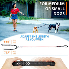 SparklyPets elástica que absorbe tirones súbitos para mayor control.