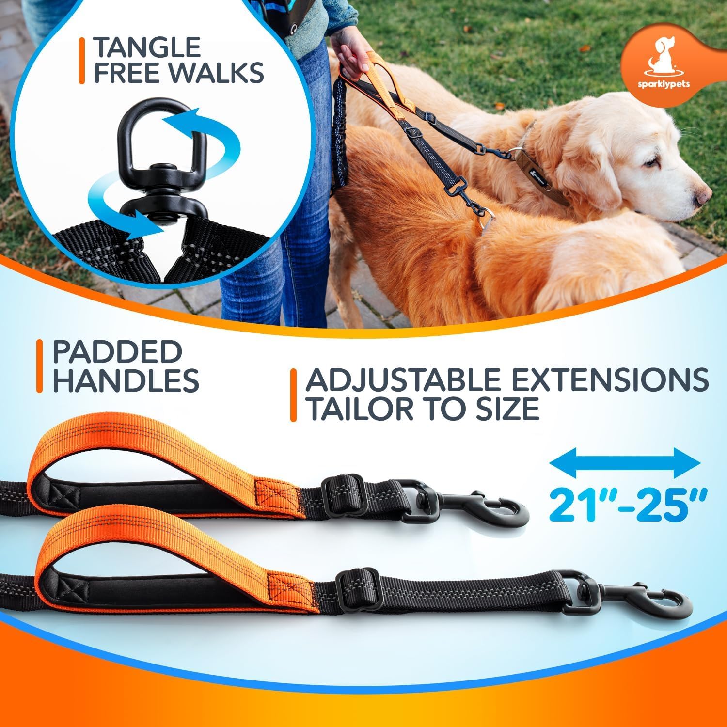 SparklyPets portabotellas y dispensador, lleva agua y bolsas de forma ordenada.