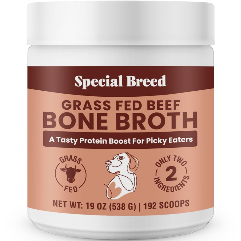 Special Breed caldo de hueso en polvo para perros y gatos, sabor irresistible
