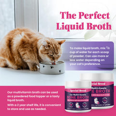 Special Breed Caldo de huesos de res alimentado con pasto para gatos