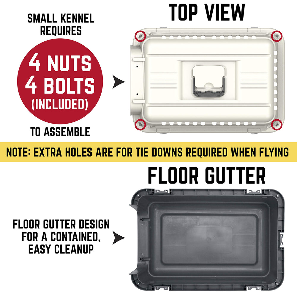 SportPet Transportín con ventilación lateral para flujo de aire