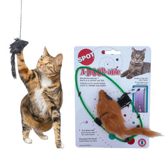SPOT A-Door-Able ratón rebota colgante para puertas, diversión felina