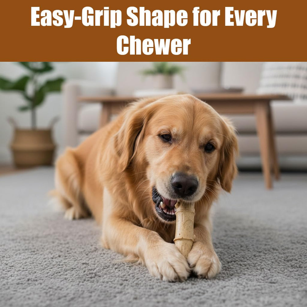 SPOT Bam-Bones Plus varita bambú ayuda a limpieza de encías durante la mordida