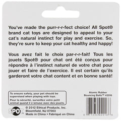 SPOT bola con textura irregular para gatos, fomenta la persecución.