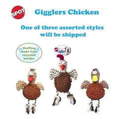 SPOT Gigglers patas de cuerda: resistencia para tirar y morder con seguridad.