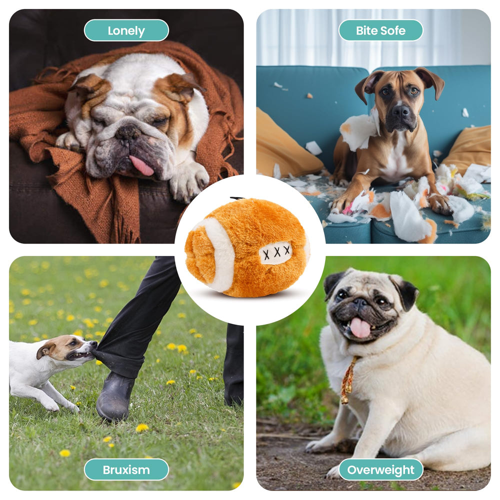 SPOT Juguete futbol peluche, material duradero para mordidas y juego repetido