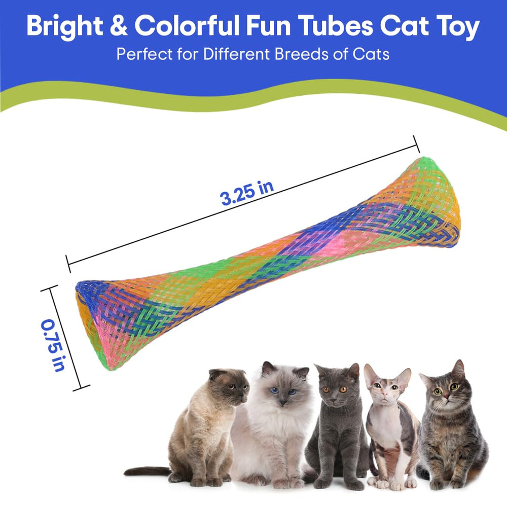 SPOT Kitty Fun Tubes: pack de 3 piezas para múltiples gatos.