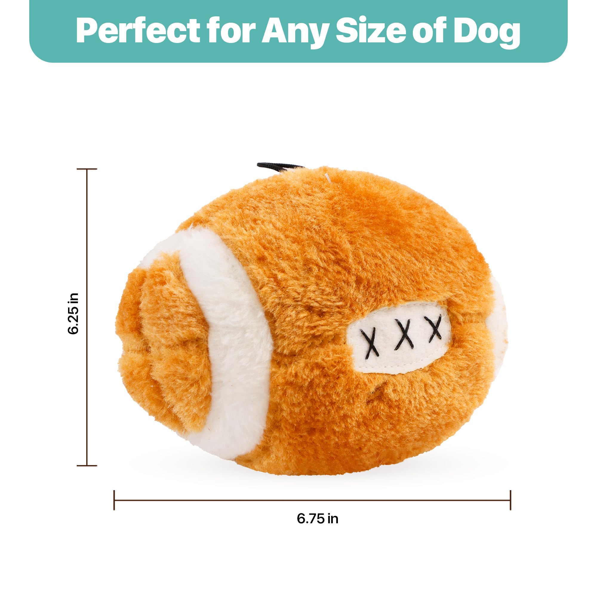 SPOT Pelota peluche para perros, 4.5 pulgadas, apta para distintas tallas