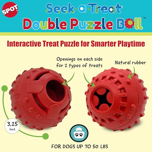 SPOT Seek-A-Treat: dos compartimentos para golosinas de tamaños diferentes