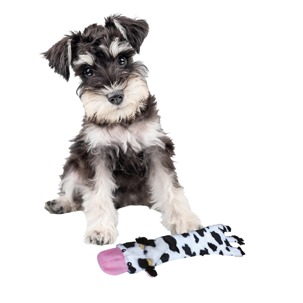 SPOT Skinneeez Cow sin relleno para juego sin desorden.