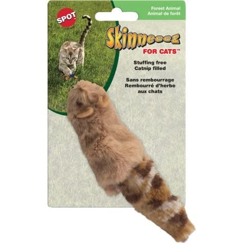 SPOT Skinneeez Forest Creatures con catnip, estimula el juego y la exploración
