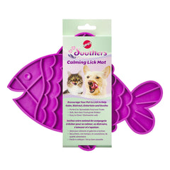 SPOT Soother Lick Mat, diseño pez, lamido calmante para entretenimiento de mascotas