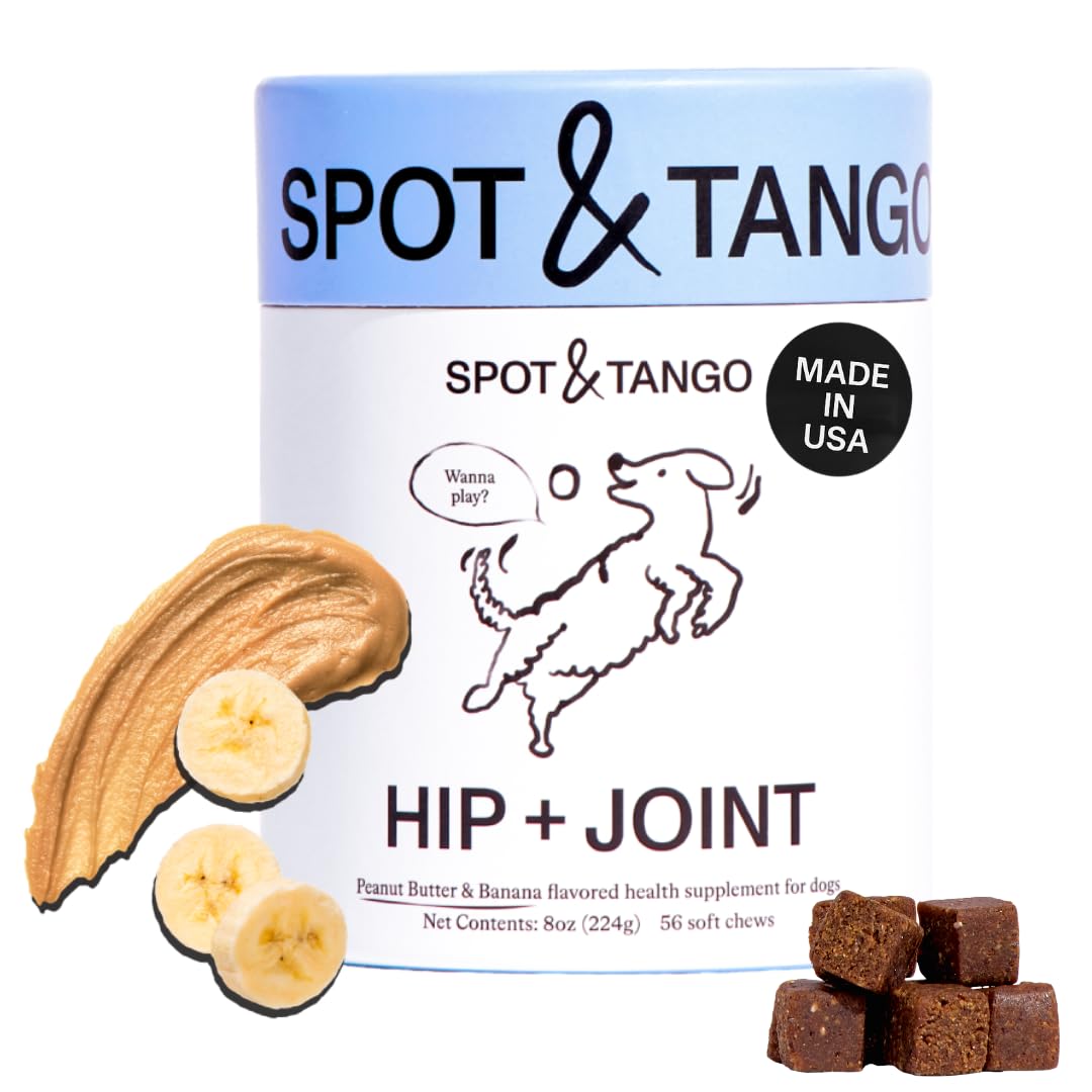 Spot & Tango empaquetado hip articulaciones perro, fácil de incorporar en la rutina diaria