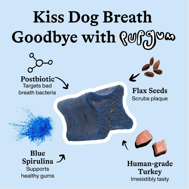 Spot & Tango PupGum, postbióticos para reducir olores y mantener la salud dental diaria.