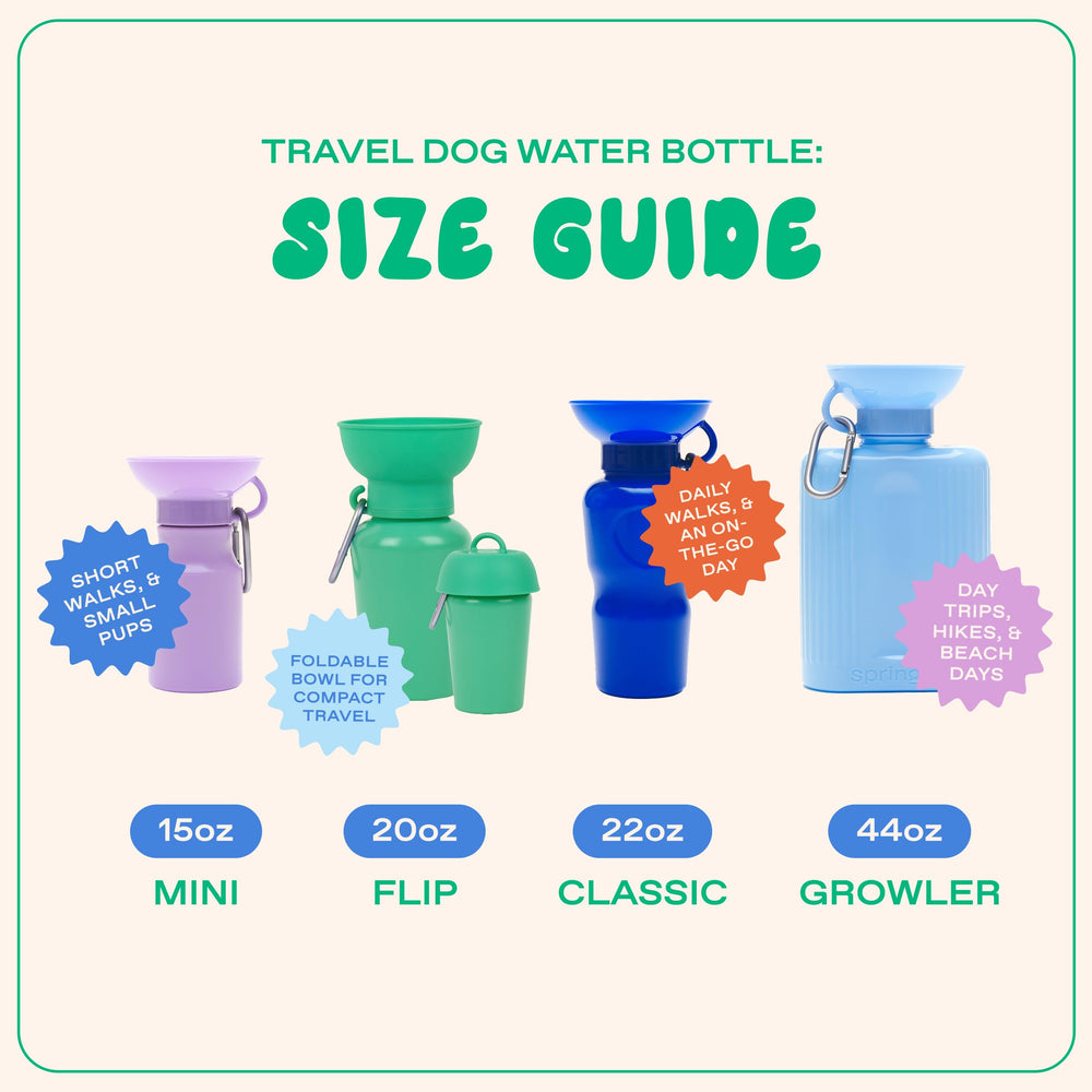 Springer agua-fresca-en-campo, perfecto para salidas largas.