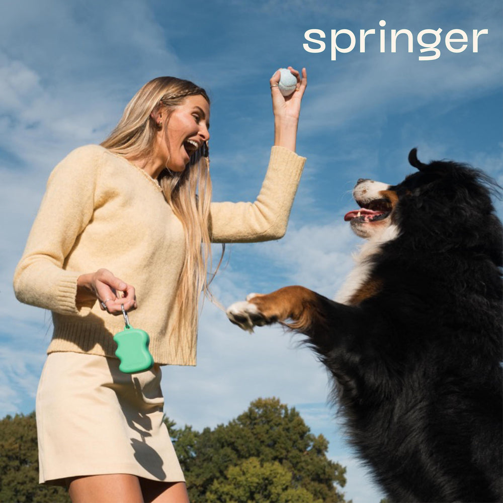 Springer diseño compacto que cabe en bolsillos y mochilas para paseos.