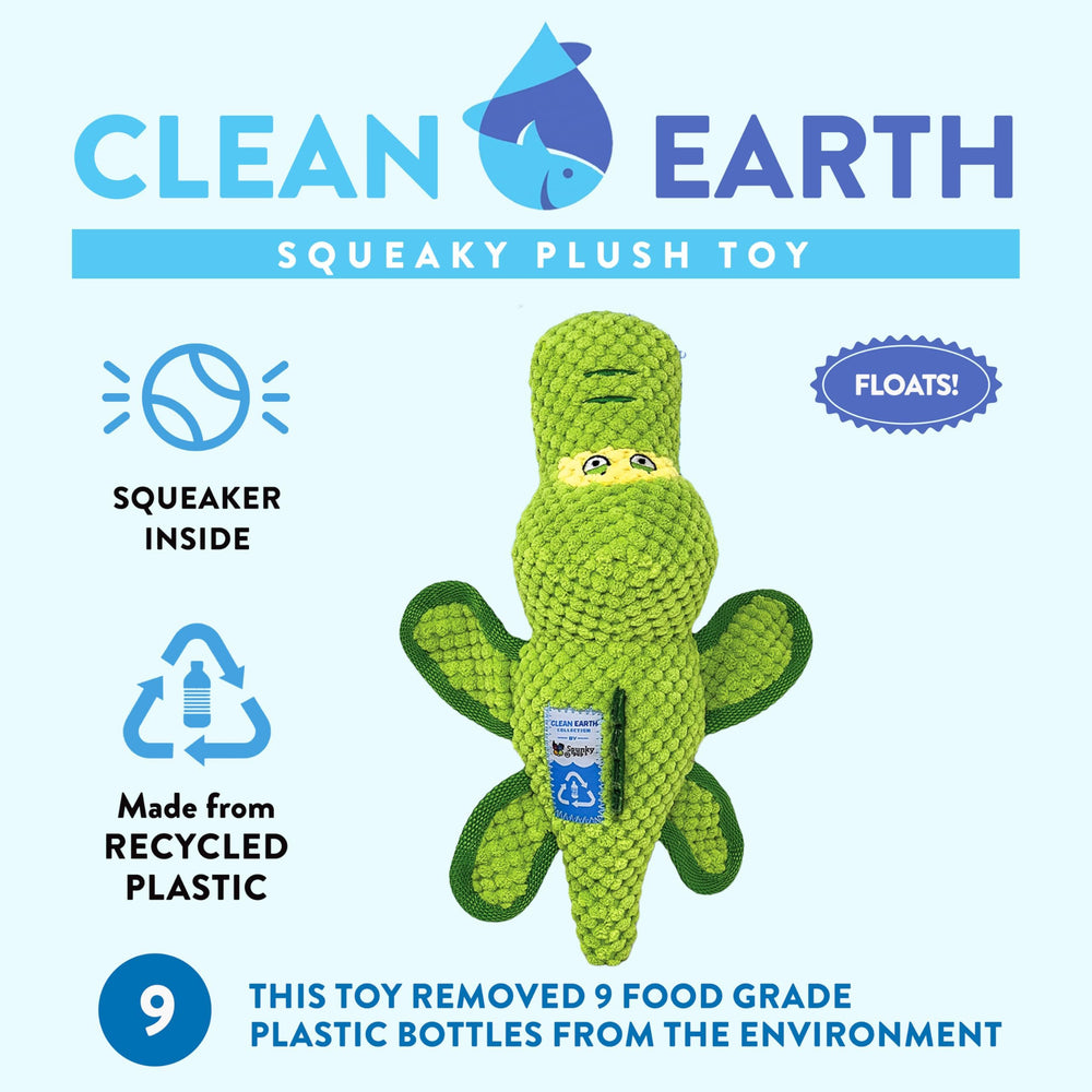 Spunky Pup Gator: juguete ecológico ideal para agua en lago o piscina