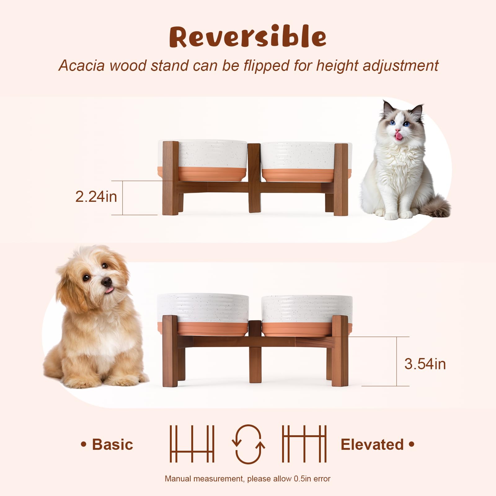 SPUNKYJUNKY ajuste de dos alturas, se adapta al hábito de cada mascota.