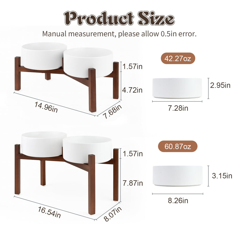 Base de madera de acacia antideslizante que aporta estabilidad durante las comidas.