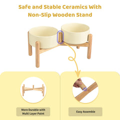 Ceramica segura para alimentos SPUNKYJUNKY, no toxica y duradera