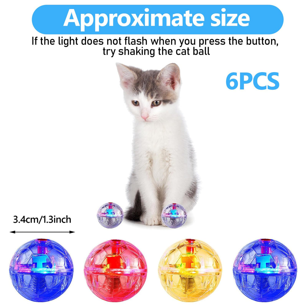 Sratte bola gato led brillante para atracción y diversión.