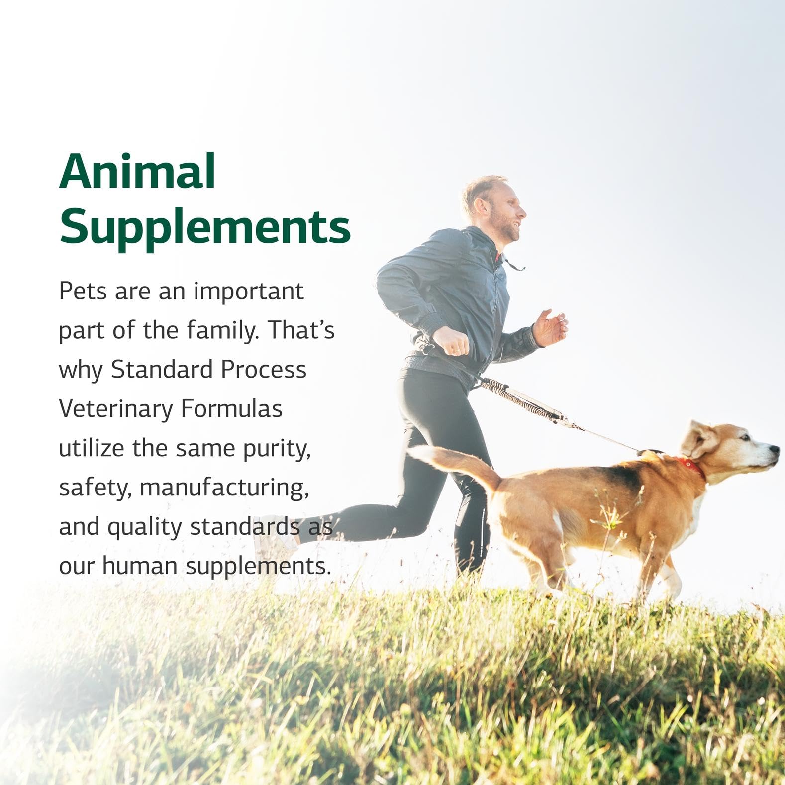 Standard Process Inc. Frasco del producto: empaque cómodo para dosis repetidas en casa.